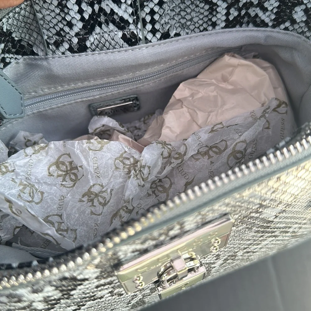 New GUESS Marg Top Handle Satchel